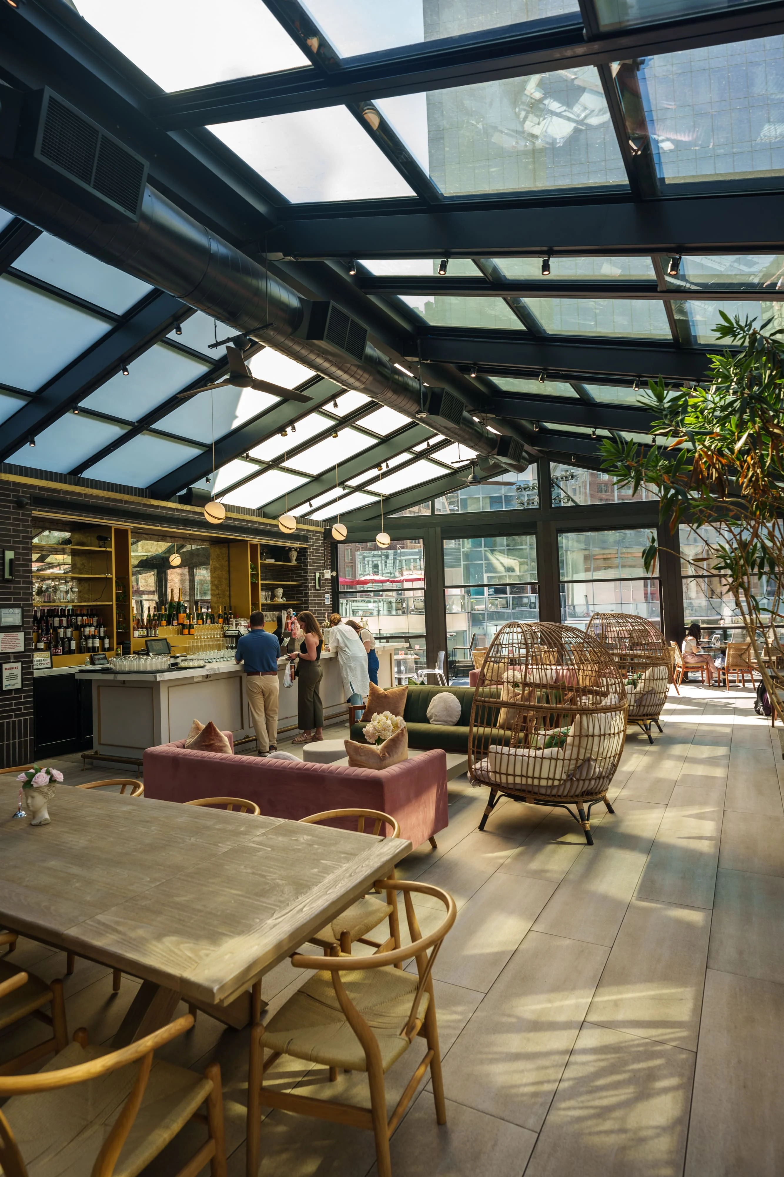 Louvered Roof Project Glass Ceiling Nomad Roof New York Ny