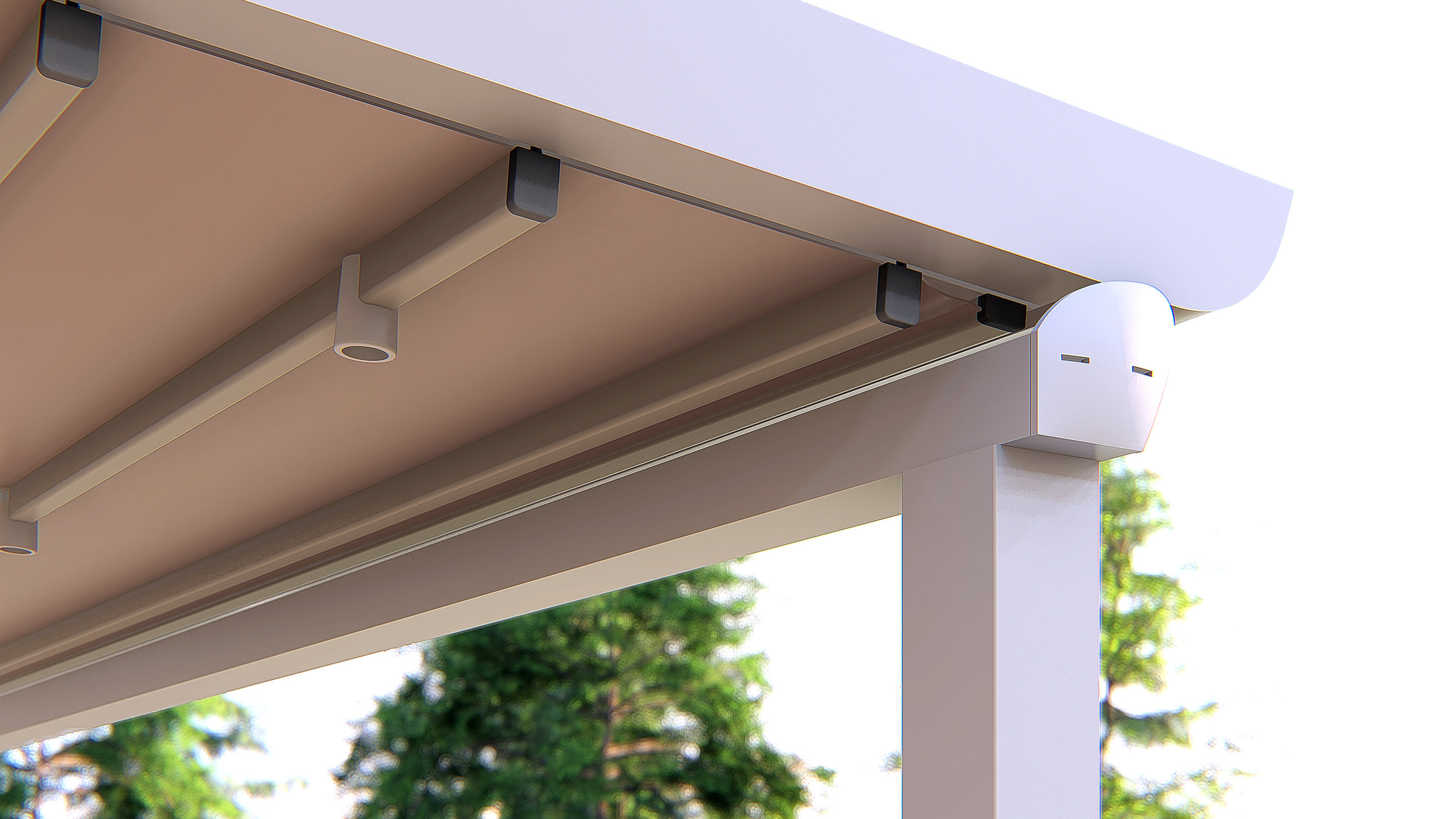 Pergola Awning Retractable Motorized Avantgarde